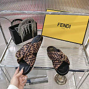 Fendi 25ss Fendi series flat slippers - 3