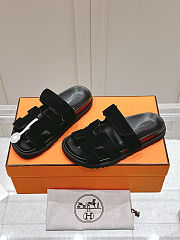Hermes Chypre Sandal  Black for men andm woman - 5