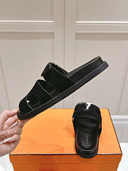 Hermes Chypre Sandal  Black for men andm woman - 6