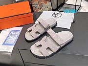 Hermes chypre summer slide for men and women grey - 1