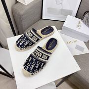 Dior Oblique Espadrille Mule Sandals 36 (230) 111213291 - 6