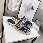 Dior Oblique Espadrille Mule Sandals 36 (230) 111213291 - 5