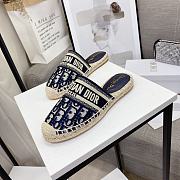 Dior Oblique Espadrille Mule Sandals 36 (230) 111213291 - 4