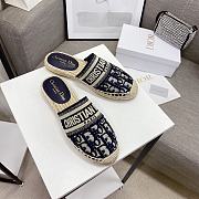 Dior Oblique Espadrille Mule Sandals 36 (230) 111213291 - 3