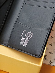Pocket Organizer in LV Blason Denim M14148 size 7.5x11.1x1 cm - 5