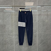 Thom Browne Men's Engineered Stripe Sweat Pant Navy  - 6