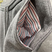 Thom Browne Men's Engineered Stripe Sweat Pant grey - 4