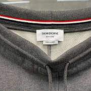 Thom Browne Men's Engineered Stripe Sweat Pant grey - 5