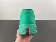 Prada America's Cup Soft Rubber & Bike Fabric Green Low Top Sneakers - 6