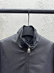 LV Leather Mix Track Top jacket black 1AHVM2 - 3
