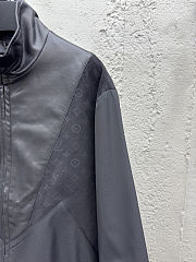 LV Leather Mix Track Top jacket black 1AHVM2 - 4