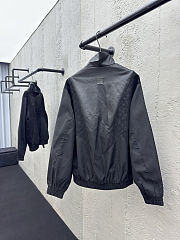 LV Leather Mix Track Top jacket black 1AHVM2 - 5