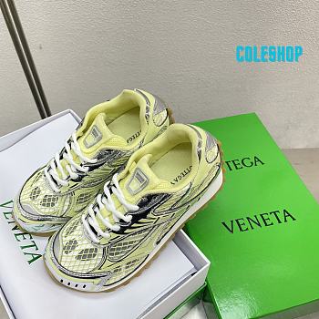 Bottega Veneta Orbit Tech Mesh Sneakers Yellow