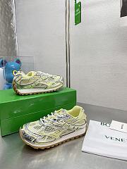 Bottega Veneta Orbit Tech Mesh Sneakers Yellow - 4
