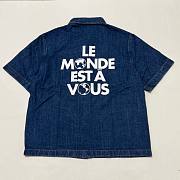 LV Signature Denim Short-Sleeved Shirt 1AHDMN - 6