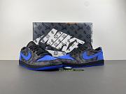 AIR JORDA 1 LOW x LV joint royal blue and black - 4
