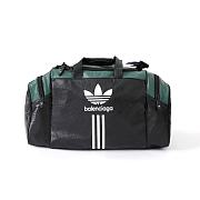 BALENCIAGA X Adidas Trefoil-print Gym Bag In Black - 5