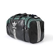 BALENCIAGA X Adidas Trefoil-print Gym Bag In Black - 4