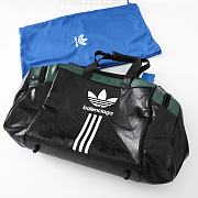 BALENCIAGA X Adidas Trefoil-print Gym Bag In Black - 3