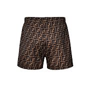 Fendi FF Logo Swim Shorts brown - 5