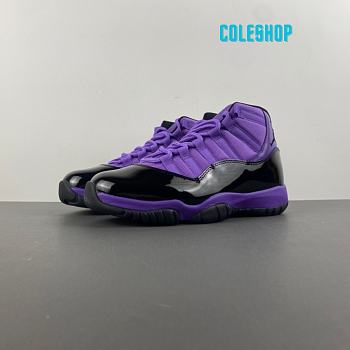Air Jordan 11 Retro Black and Purple Shoes CT8012-500 