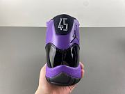 Air Jordan 11 Retro Black and Purple Shoes CT8012-500  - 6