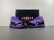 Air Jordan 11 Retro Black and Purple Shoes CT8012-500  - 4