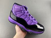 Air Jordan 11 Retro Black and Purple Shoes CT8012-500  - 3