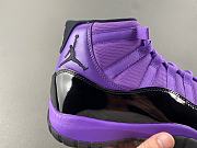 Air Jordan 11 Retro Black and Purple Shoes CT8012-500  - 2