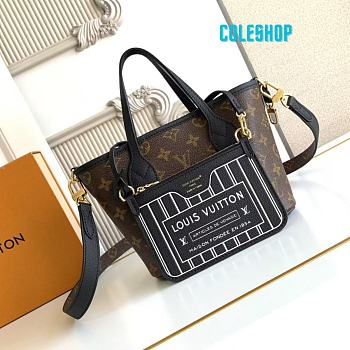 LV Neverfull Bandouliere Inside Out BB Bag M12099 size 26.5x16.5x11cm