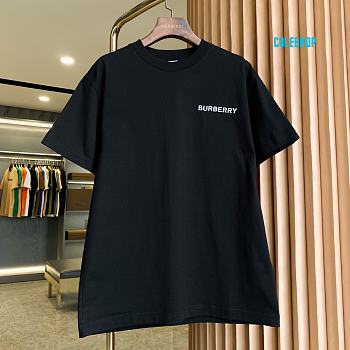 Burberry Exclusive cotton short-sleeved T-shirt with TB embroidery on the back black