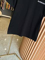 Burberry Exclusive cotton short-sleeved T-shirt with TB embroidery on the back black - 6