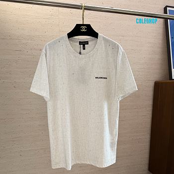 Balenciaga new original men's short-sleeved T-shirts white