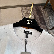 Balenciaga new original men's short-sleeved T-shirts white - 3