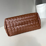Bottega Veneta Vintage Brown Intrecciato Leather 28x18x13cm - 5