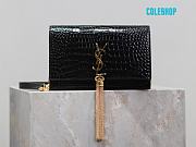 YSL Mini Clutch Bag in Gold and Black 19x12.5x4cm - 1