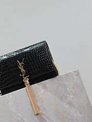 YSL Mini Clutch Bag in Gold and Black 19x12.5x4cm - 6