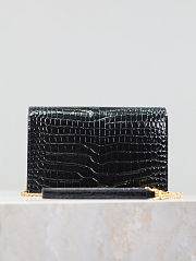 YSL Mini Clutch Bag in Gold and Black 19x12.5x4cm - 4