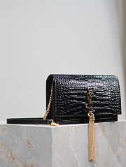 YSL Mini Clutch Bag in Gold and Black 19x12.5x4cm - 3
