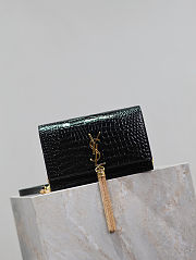 YSL Mini Clutch Bag in Gold and Black 19x12.5x4cm - 2