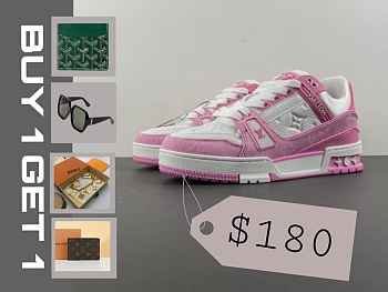 LV Trainer Sneaker Pink 1AIKNU