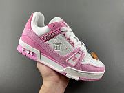 LV Trainer Sneaker Pink 1AIKNU - 5