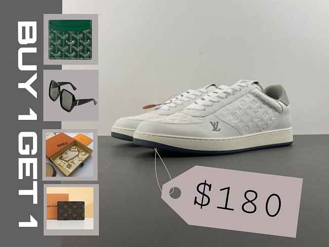 LV Rivoli Sneaker white and gray 1ADGPV  - 1