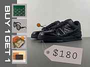 Louis Vuitton LV trainer all black - 1