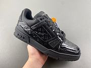 Louis Vuitton LV trainer all black - 2