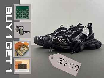 Balenciaga x Adidas 3xl Trainers Black 734734 W3RB8 0102