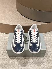 Patent leather and technical fabric Prada America's Cup sneakers - 5