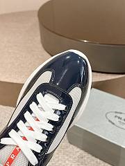 Patent leather and technical fabric Prada America's Cup sneakers - 3