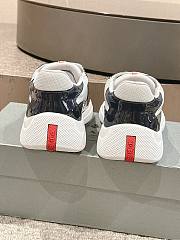 Patent leather and technical fabric Prada America's Cup sneakers - 2