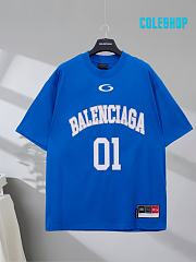 Balenciaga T-shirt nunber 1 blue - 1